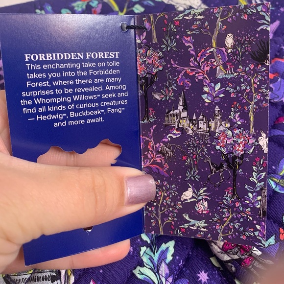 Vera Bradley multi-strap shoulder bag Harry Potter forbidden forest crossbody - Picture 7 of 10